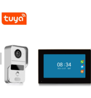 1080P Home security wireless door bell camera phone intercom wifi video doorbell with Two-way Audio 7 inch Touch Screen